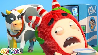 Dairy Mayhem | Oddbods - Food Adventures | Cartoons for Kids