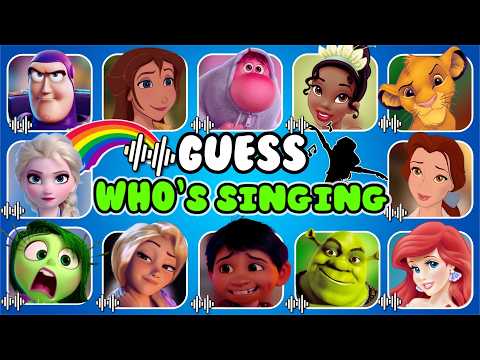 Guess 52 Disney Songs Guess Who S Singing Inside Out 2 Encanto Moana Elsa Rapunzel Ariel