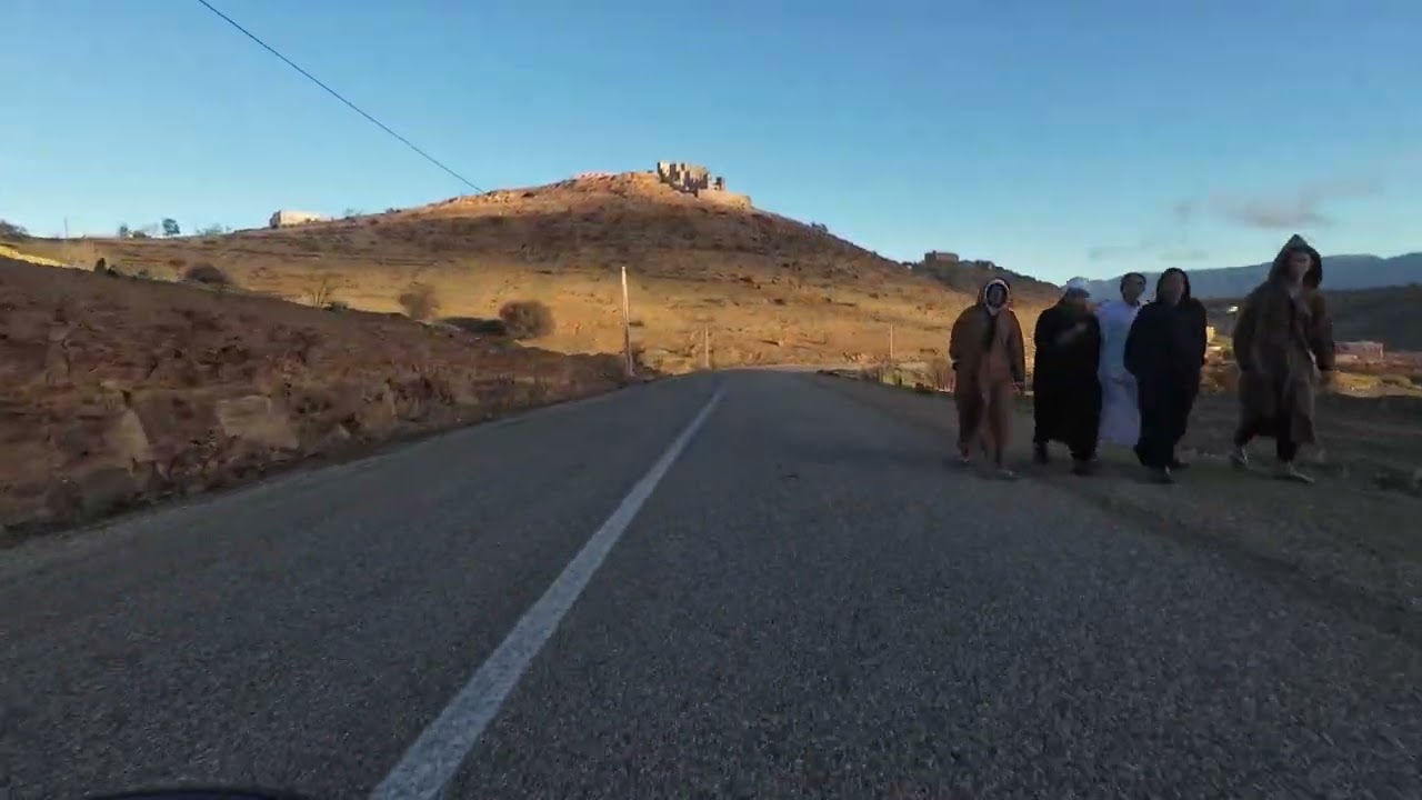 Cycling in Antyatlas - Morocco.