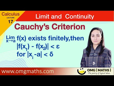 Cauchy’s criterion |