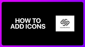 How To Add Icons To Squarespace Tutorial