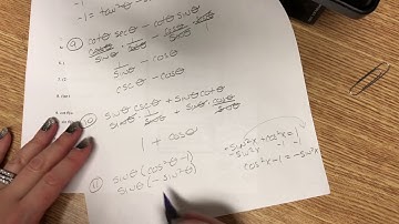 Trig Identities Quiz Review