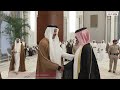 SH der Emir empfängt den Kronprinzen von Adschman
