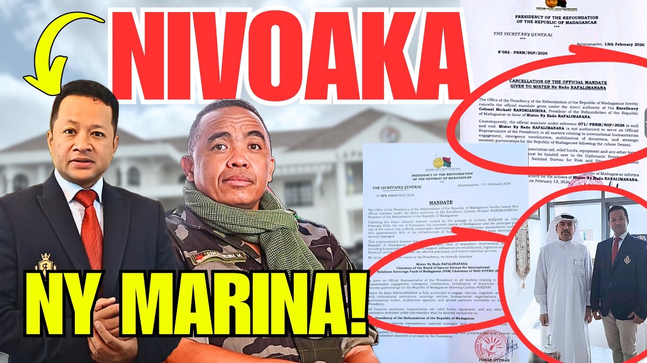 🚫NY RADO RAFALIMANANA: NY MARINA MOMBA ILAY FANENDRENA SY FANESORAN'I COLONEL MICHAEL AZY🚫❗