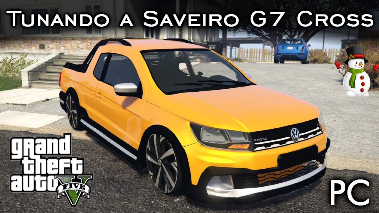 GTA 5 Mods - 08 Carros BRASILEIROS muito REBAIXADOS para os Encontros!  GOLETA & SAVEIRO (PC MODS) 