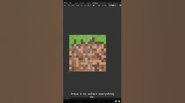 Minecraft grass block tutorial in Blender