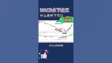 股票 | MACD | MACD 水下金叉 抄底 #macd #技术分析
