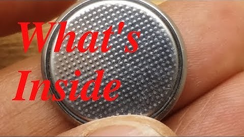 What’s Inside a LITHIUM BATTERY (coin type)