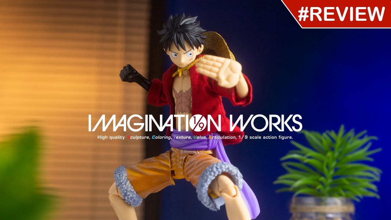 ONE PIECE RED REVIEW FIGURE ONE PIECE IMAGINATION WORKS MONKEY D LUFFY YouTube