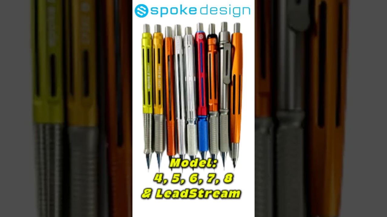 筆記具 spoke design model5 lava 筆記具 Spoke model 5 Spoke Pencil Model 5-1 Lava / 0.5mm (with