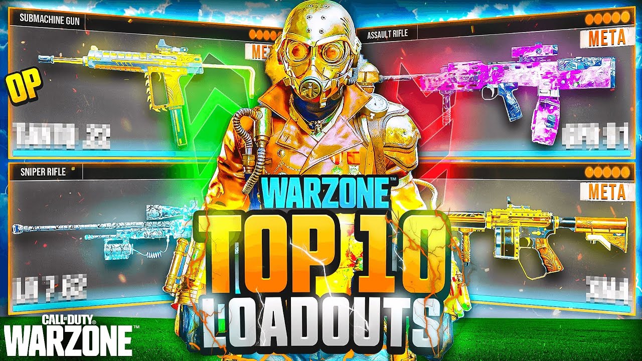 TOP 10 *BROKEN* META Loadouts in Warzone