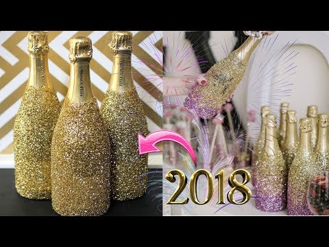 Video: Cómo Decorar Una Botella Para El Año Nuevo