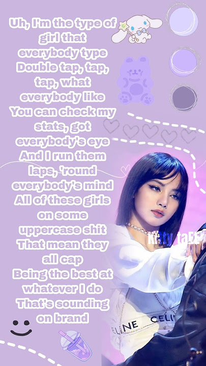 Typa girl Lisa's rap part