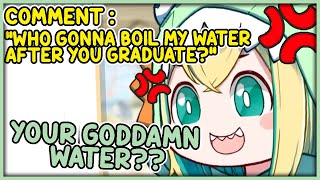 Pikamee read one of her graduation video comment and she's not happy with it【Amano Pikamee】