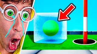 HOYO de HIELO Troll 🥶🧊⛳! (imposible 😂) - Golf It TEKENDO