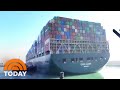 Giant Ship Blocking Suez Canal Has Been Partially Refloated | TODAY