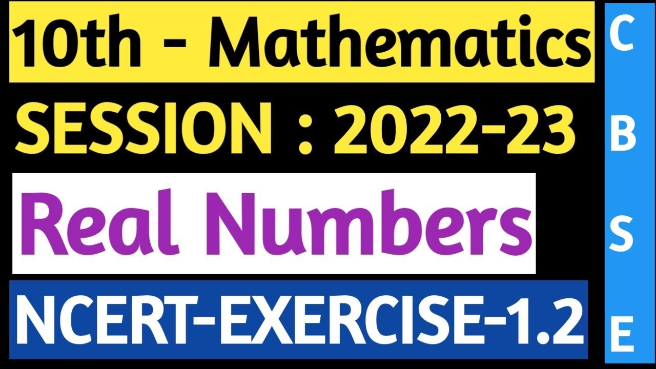 10th-Maths, Real Numbers, Exercise-1.2, NCERT, Prime numbers, Composite ...