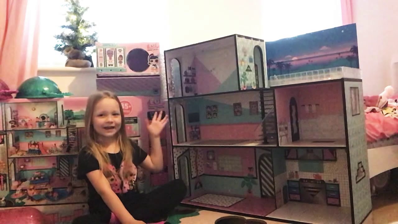 LOL SURPRISE DOLL HOUSE MOVING IN - YouTube