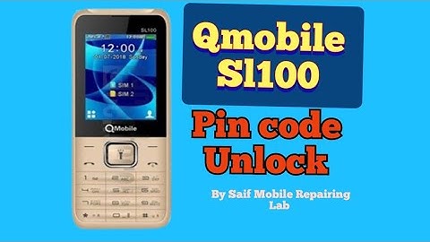Qmobile SL100 pin lock reset wath cm2 mtk#saifmobile
