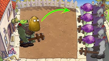 Plants vs Zombies Mod Zombotany vs Zomplant vs Gargantuar Tall-nut