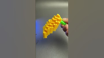 3D Printed pixel pineapple fidget #3dprintable #satisfying