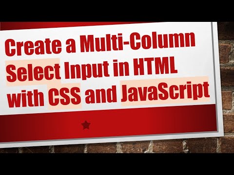 Create a Multi-Column