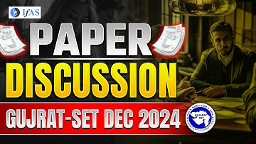 G-SET Previous Year Question Paper Dissussion 2024 | Gujrat SET Exam Paper Analysis | IFAS