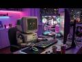 4 Hour Synthwave Mix for Gaming, Focus &amp; Late Nights - Tandy's Battlestation