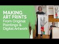 Making Prints from Original Paintings | Why I Offer Art Prints