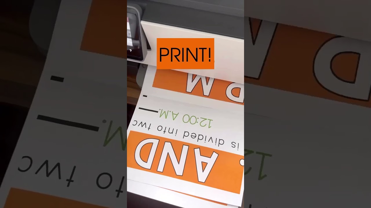 How to print large anchor charts at home!