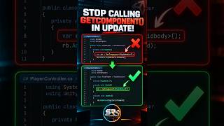 Stop Calling GetComponent() in Update! ⚡ #Unity #Shorts Update
