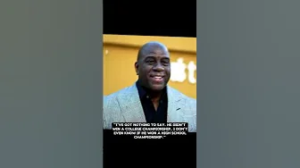 Magic Johnson fires back at Anthony Edwards' comment on Michael Jordan #nba #basketballplayer thumbnail