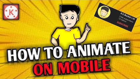 how to animate on your phone | how to Animate like @sicknik @rg bucket list,  @kritichow