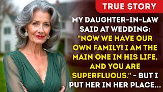 At My Son’s Wedding, My Daughter-in-law Said: ‘Now We Have Our Own Family! I’m The Most Important...