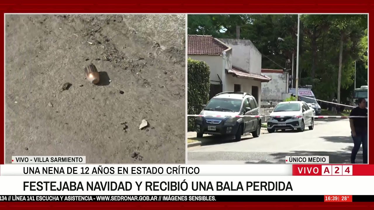 Hallaron tres vainas en el caso de la nena de 12 años baleada en Navidad y pidieron un estudio clave