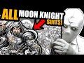 Drawing ALL MOON KNIGHT SUITS in 1000 Min | 100 Min | 10 Min | 1 Min | 10 Sec & 1 Second!