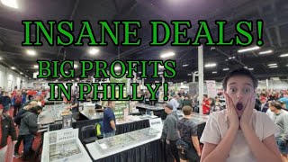 WE MADE OUR FIRST BIG PROFITS AT THE PHILLY CARD SHOW! (EP. 5)