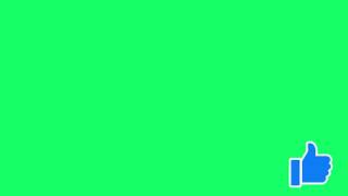 Green screen: LIKE! Лайк на зелёном фоне