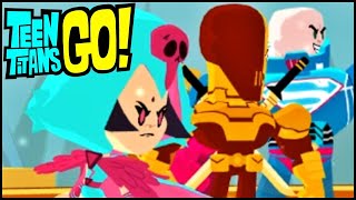 Teen Titans Go Figure VS Lex Luthor, Robin, Hawkgirl (TEEN TITANS GO GAME)