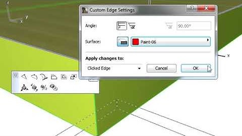 ArchiCAD 17 New Features  061   Overriding the surface settings of elements   YouTube