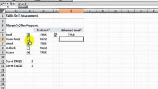 How to Add a Check Box Control to an Excel Form