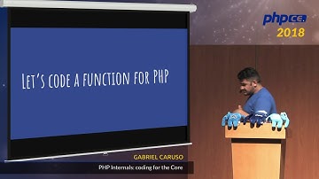 Gabriel Caruso: Contributing to PHP