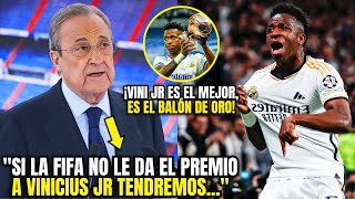 ¡SÍ! ¡EL PRESIDENTE DEL REAL MADRID HABLA DE VINI JR Y CONMOCIONA A TODOS! NOTICIAS DEL REAL MADRID