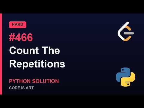 Count The Repetitions - LeetCode 466 | Python Solution Explained (Hard)