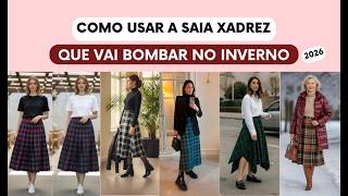 A saia que vai bombar no inverno 2026
