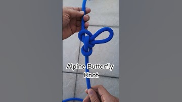 Mid Line Knots #loop #knot #knottutorial #shorts #reels #climbing