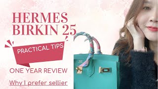Hermes Birkin 25 REVIEW, Wear & Tear After OVER 1 Year