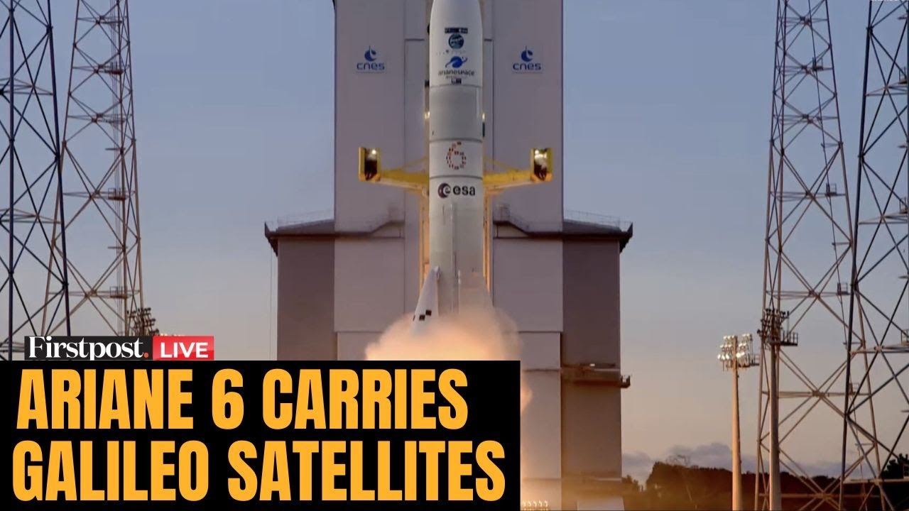 LIVE: Ariane 6 Mission Deploys Two EU Satellites | Galileo Satellites | N18G