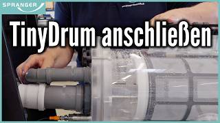 Properly connecting TinyDrum drum filters | Plastic springers