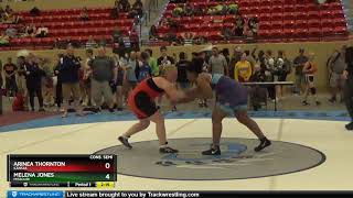 WM FS 16U,JR 164 Arinea Thornton Kansas Vs Melena Jones Missouri